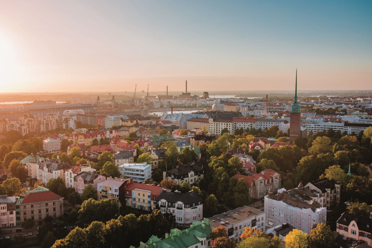 Helsinki from above fall JussiHellsten web