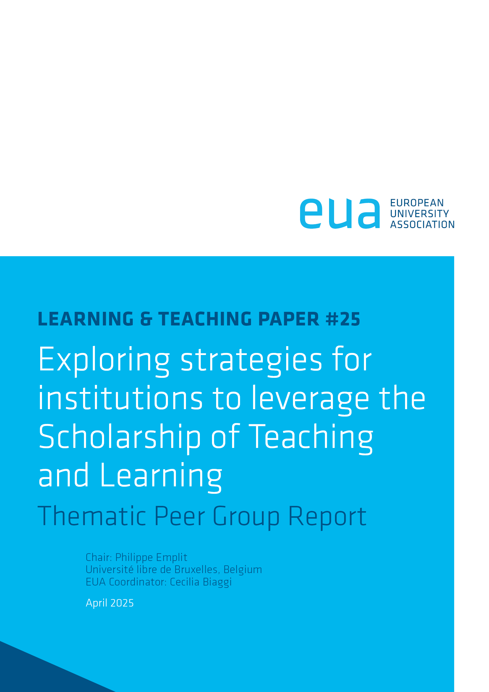 Exploring strategies for institutions to leverage the Scholarship of Teaching and Learning
