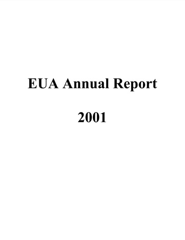 EUA Annual Report 2001