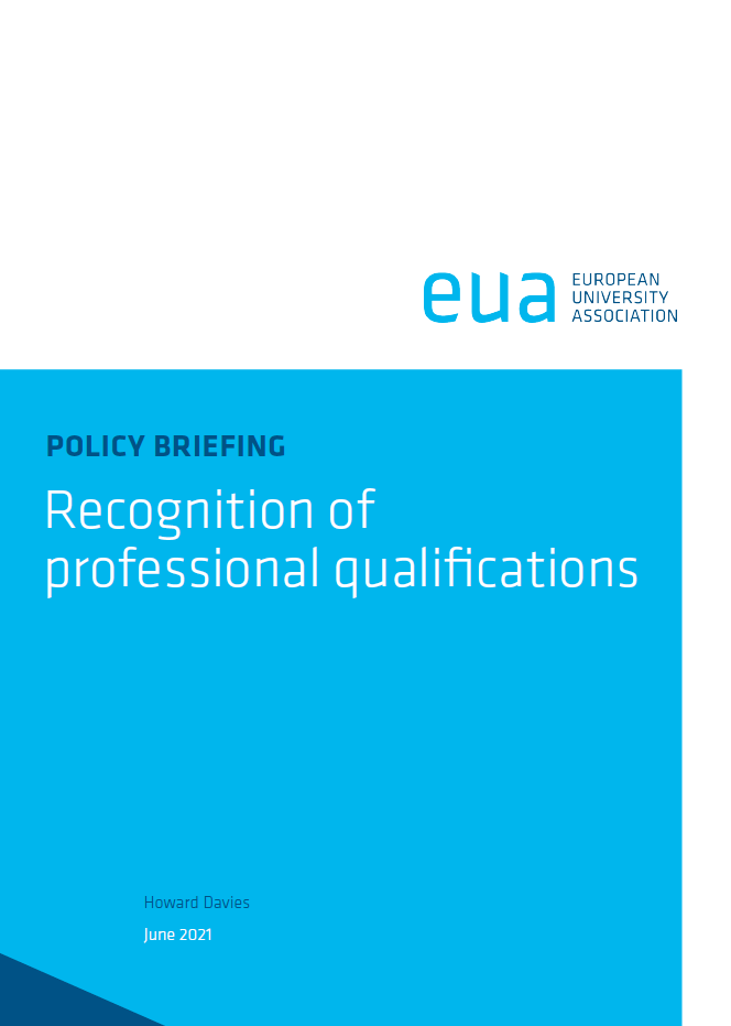 Recognition of professional qualifications June 2021