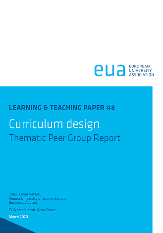 Curriculum design: Thematic Peer Group Report