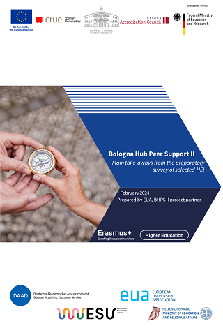 Bologna Hub Peer Support II: Main take-aways from the preparatory survey of selected HEI 