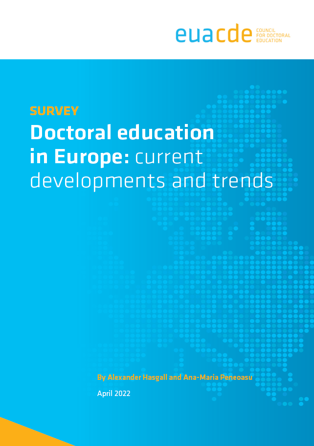 Doctoral education in Europe: current developments and trends