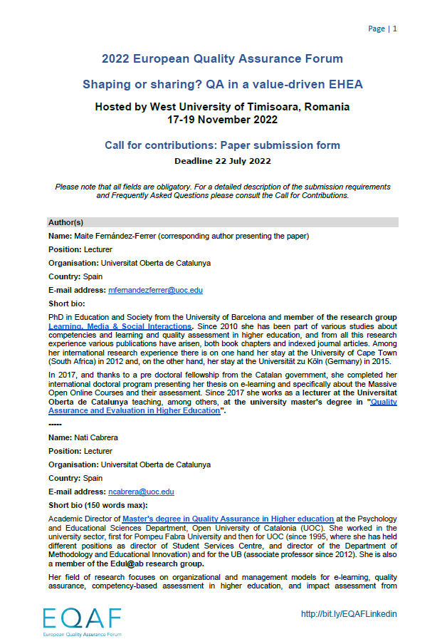 Ensuring teaching quality in an online model: a tool to check the quality of teaching design