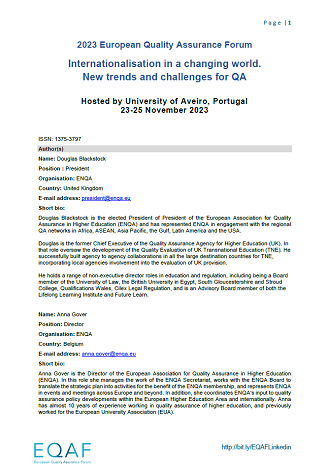 Protecting the interests of students on transnational education programmes: the role of transparent quality assurance