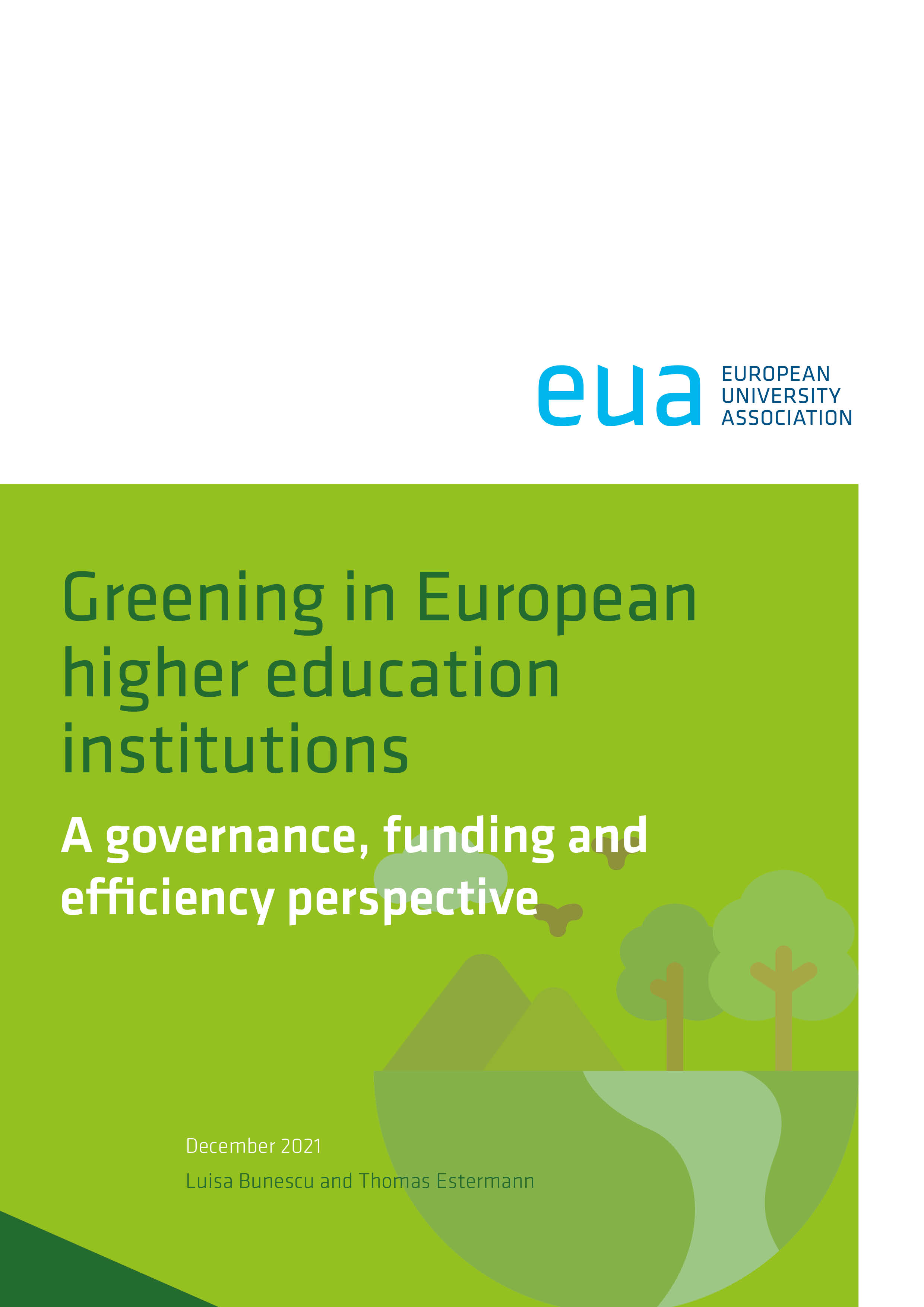 Greening: a governance, funding and efficiency perspective