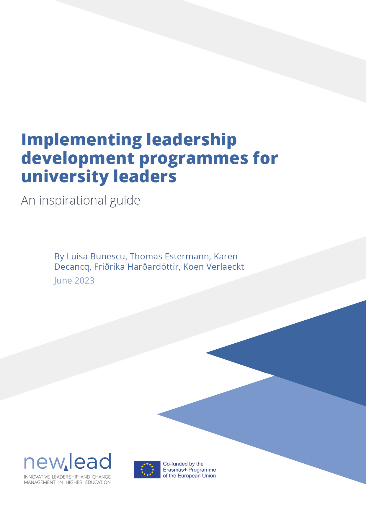 Implementing leadership development programmes for university leaders: an inspirational guide
