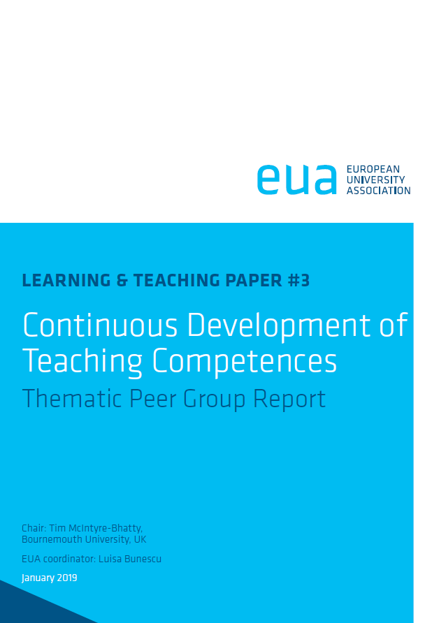 Continuous Development of Teaching Competences: Thematic Peer Group Report