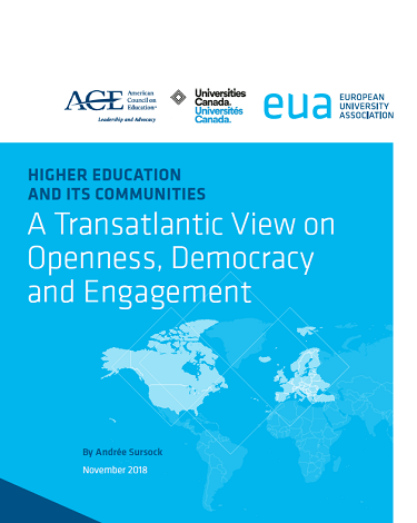 Higher Education and its Communities: a Transatlantic View on Openness, Democracy and Engagement 