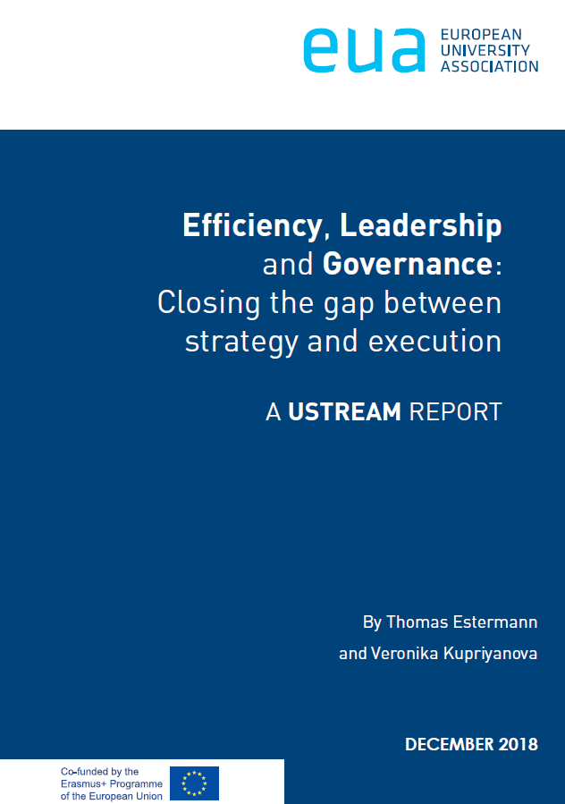 Efficiency, Leadership and Governance: Closing the gap between strategy and execution