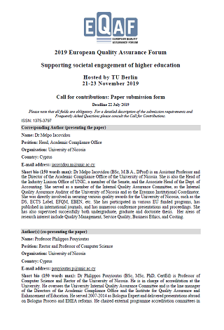 A methodology for perpetually enhancing student employability through the quality assurance processes and based on stakeholder engagement 