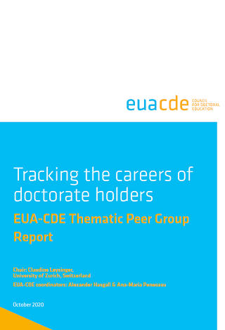 Tracking the careers of doctorate holders: EUA-CDE Thematic Peer Group Report